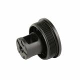 Flange Indexing, Adapter, 1.375-24 Direct Thread Mount to 1/2-28 Threads, Black 65010