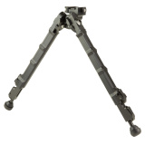 HT-10 Hunting Bipod, Picatinny Mount, 10.62" Minimum Height, 20.43" Maximum Height, Anodized Finish, Black HTPB-0010