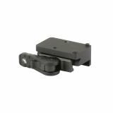 AD-RMR, Quick Detach Mount, Right Hand Lever, Low, Fits Trijicon RMR, Anodized Finish, Black AD-RMR-LW-L-RH-STD