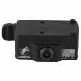 AD-RMR, Quick Detach Mount, Left Hand Lever, Low, Fits Trijicon RMR, Anodized Finish, Black AD-RMR-LW-L-STD