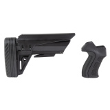 Tactlite Shotgun Stock and X2 Grip, Fits Mossberg 590R/590RM, Black C.1.10.2010