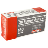Aguila .38 Super +P 130 Grain Full Metal Jacket
