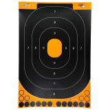 EZ AIM Adhesive, Silhouette, 12" x 18", 10 Pack, Black/Orange 1550110