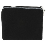 Locking Pistol Pouch, Compact, 9"x7", Fleece, Black 3628