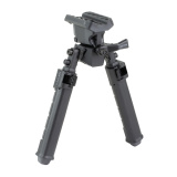 Helix Polymer Bipod, Bipod, Fits Tilt Stud Mount, Matte Finish, Black and Gray, Silicone Hand Placement Area 5204