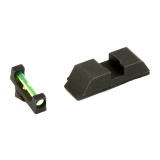 Sight, Fits Glk 17,19,22,23,24,26,27,33,34,35,37,38,39, Green Fiber Front Black Rear GFT-114