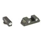 Classic Tritium 3-Dot Night Sights For Glock 43 Green Front Green Rear