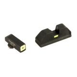 CAP Tritium Sight Set Glock 20/21/29 Green Front With Lumi-Lime Square Outline Green Lumi-Lime Rear Horizontal Line