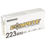 Compete, 223 Remington, 68 Grain, Open Tip Match Bullet, 20 Round Box 223068-OTM-A20