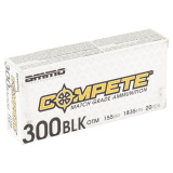Compete, 300 Blackout, 155 Grain, Open Tip Match Bullet, 20 Round Box 300B155-OTM-A20