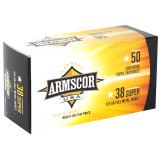 Armscor Handgun Ammunition .38 Super 125 Grain Full Metal Jacket