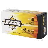 Armscor Handgun Ammunition .45 Long Colt Lead