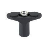 Hand Stop, Fits KeyMod, Anodized Finish, Black FS-K
