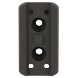 Optic Plate, Tall Height, Anodized Finish, Black, Fits Arisaka Offset Optic Mount, For Aimpoint Micro T1/T2/H1/H2, SIG Romeo 4, 5 (not 5X), Holosun HS403 (not A), HS503, HS515, HS530, Vortex Crossfire OOM-P11