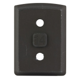 Optic Plate, Tall Height, Anodized Finish, Black,Fits Arisaka Offset Optic Mount, For Holosun 509T, HE509-RD OOM-P14