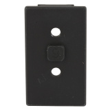 Optic Plate, Anodized Finish, Black, Fits Arisaka Offset Optic Mount, For Aimpoint Acro P1/P2, Steiner MPS OOM-P6