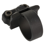 Light Mount, For 1" Lights, Fits MLOK, Anodized Finish, Black RLM-M-1