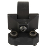 Light Mount, For 1" Lights, Fits MLOK, Anodized Finish, Black RLM-M-1