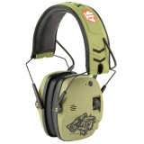 X-Sound Electronic Ear Muffs, Hearing Protection, Bluetooth, Green ACPROTXSND