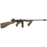 1927A1C Lightweight Deluxe, Semi-automatic Rifle, .45ACP, 16.5" Barrel, Nitride Finish, Black, Walnut Grain Polymer Furniture, Adjustable Sights, 20 Rounds, 1 Magazine T5P