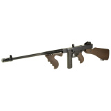 1927A1C Lightweight Deluxe, Semi-automatic Rifle, .45ACP, 16.5" Barrel, Nitride Finish, Black, Walnut Grain Polymer Furniture, Adjustable Sights, 20 Rounds, 1 Magazine T5P