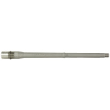 Premium Series, Tactical Government Profile Barrel, Fits AR10, 16" Threaded Barrel, 5/8x24" Thread Pitch, 1:10" Barrel Twist, Mid-Length Gas System, Bead Blasted Stainless Steel Finish, Silver BABL308003P