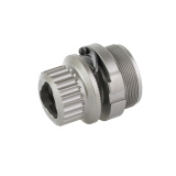 RQD Tri Lug, Suppressor Mount, 9MM, HUB Compatible Suppressor to B&T/HK Spec Tri-Lug Barrel, Stainless Steel and Titanium Finish SD-145712