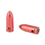 DURACAP Training Rounds, 9MM, Aluminum Construction, Anodized Finish, Red, 6 Pack BC-DCTR-9MM