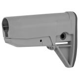 BCMGUNFIGHTER MOD 0 Stock, Wolf Gray Finish BCM-GFS-MOD-0-WG