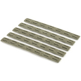KeyMod Rail Panel Kit, 5.5", Foliage Green, 5 Pack BCM-KMR-RP-FG-5