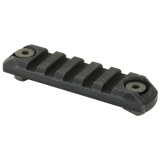 Aluminum Picatinny Rail Section, Black, MLOK Compatible, 3" BCM-MCMR-1913-A3