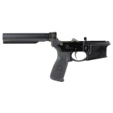 Bravo Company, Complete Lower Receiver, AR-15, Multi Caliber, Anodized Finish, Black, 7075 T6 Aluminum, Factory Cosmetic Blem BCMLRG-NO-STOCK-COSMOB