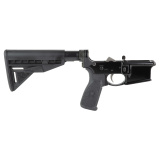 Bravo Company, Complete Lower Receiver, AR-15, Multi Caliber, Anodized Finish, Black, BCM Mod 3 Stock, 7075 T6 Aluminum, Factory Cosmetic Blem BCMLRG-STK-MOD-3-BLK-COSMO