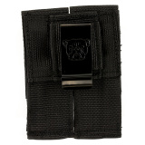 Double Magazine Holder With Belt Loops Universal Black