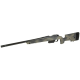 B-14 Series HMR Carbon Wilderness Rifle, Bolt Action Rifle, 308 Winchester, 20" Barrel - Carbon Fiber, Threaded 5/8-24, with Omni Muzzle Brake, Cerakote Finish, Black, Overmolded Mini-Chassis Stock, Fits Remington 700 Scope Base with 6X48 Screws, 5 Round