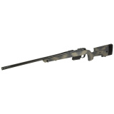 B-14 Series HMR Carbon Wilderness Rifle, Bolt Action Rifle, 6.5 Creedmoor, 24" Barrel - Carbon Fiber, Threaded 5/8-24, with Omni Muzzle Brake, Cerakote Finish, Black, Overmolded Mini-Chassis Stock, Fits Remington 700 Scope Base with 6X48 Screws, 5 Rounds