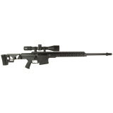 MRAD, Bolt Action Rifle, 300 PRC, 26" Barrel, 2 Port Muzzle Brake, Cerakote Finish, Black, Adjustable Folding Stock, Magpul MOE Grip, 10 Rounds, 1 Magazine, Vortex Venom 5-25x56 FFP, EBR-7C (MRAD) Reticle, Pro Riflescope Rings 34MM, High 19649