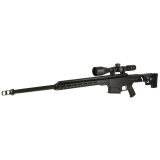 MRAD, Bolt Action Rifle, 300 PRC, 26" Barrel, 2 Port Muzzle Brake, Cerakote Finish, Black, Adjustable Folding Stock, Magpul MOE Grip, 10 Rounds, 1 Magazine, Vortex Venom 5-25x56 FFP, EBR-7C (MRAD) Reticle, Pro Riflescope Rings 34MM, High 19649
