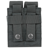 MOLLE 3700 Series Double Pistol Mag Pouch Black