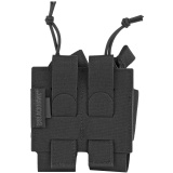 Foundation, Double Pistol Magazine Pouch, Nylon, Black 37FS48BK
