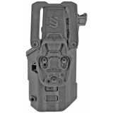 T-Series L3D, Duty Holster, Left Hand, Black Finish, Fits Glock 17/19/22/31 With TLR1/TLR2, Includes Jacket Slot Belt Loop 44N600BKL