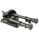 Sportster TraverseTrack Pivot Bipod Black 6-9 Inches
