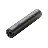 Banish 9, Suppressor, 9MM/300 Blackout, 6.8" Length, 1.35" Diameter, Titanium and Aluminum Construction, Cerakote Finish, Black, Includes 1/2X28 Piston Booster, 6.73oz 100000111369