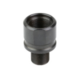 Thread Adapter, 5/8X24 to 1/2X28, Oxide Finish, Black 100000310208