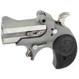 Rawhide, Derringer, 357 Magnum/38 Special, 2.5" Barrel, Rough and Tumble Finish, Silver, Nylon Grips, Fixed Sights, Manual Safety, 2 Rounds, With Trigger Guard BARHW-357-38