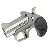 Rowdy Derringer, 45 Long Colt/ 410Ga 2.5", 3" Barrel, Steel Frame, Stainless Finish, Rubber Grips, Fixed Sights, 2Rd, Trigger Guard BARW-45/410