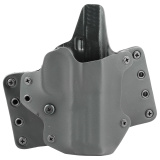 Leather Wing OWB Holster, Fits S&W M&P, Right Hand, Black Kydex & Leather, 1.75" Belt Loops, 15 Degree Cant 100077