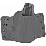 Leather Wing OWB Holster, Fits Sig P365XL, Right Hand, Black Kydex & Leather, with 1.75" Belt Loops, 15 Degree Cant 120847