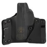 Leather Wing OWB, Outside Waistband Holster, Fits Sig P365 X-Macro, Right Hand, Leather & Kydex Construction, Black 151955