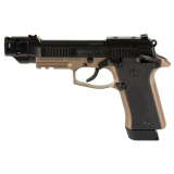 80X Cheetah Tactical Urban Launch Edition | 380ACP,  DA/SA, 4.4" Threaded Barrel w/Comp, Metal Frame Polymer Grip, Manual Safety/Decocker, Bronze, 13RD Two Magazines, Front Picatinny Rail, Optic Ready